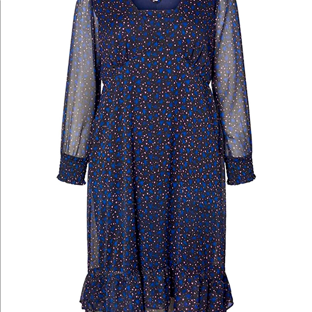 Junarose Women's Makaz Long Sleeve Midi Dress